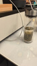 希诺抗菌玻璃杯双层防烫办公车载水杯男高档泡茶杯子XN-9303 360mL 实拍图