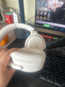 漫步者（EDIFIER）MT6 pro主动降噪头戴式蓝牙耳机无线电竞游戏音乐电脑耳麦高音质长续航手机电脑平板通用2025新款 云岩白【透气舒适/金标音质/深度降噪】+便携耳机包 实拍图