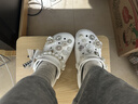 卡骆驰（CROCS）贝雅云彩女士洞洞鞋户外休闲鞋|208186 白色-100(含智必星) 38 (240mm) 实拍图