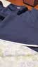 JEEP吉普短袖T恤男士夏季假两件Polo休闲衫宽松衣服男装 藏青色 2XL 实拍图