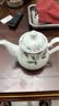 金岚玉骨瓷花茶壶泡瓷茶壶小壶沏茶壶凉水壶单壶小号家用水具 香榭丽舍-玉兰壶1个 800ml 实拍图