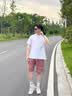 刺绣短裤男士夏季宽松运动休闲裤子潮牌外穿大裤衩美式沙滩五分裤 【重磅高质量清仓】格DK006粉色 2XL 建议体重140-155斤可穿 实拍图