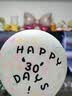仕彩满月宝宝拍照道具30天纪念日布置婴儿生日派对氛围仪式蝴蝶结气球 实拍图