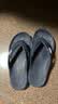 卡骆驰（CROCS）贝雅卡骆班运动拖鞋男鞋女鞋居家夹脚平底人字拖鞋|205393 深蓝/辣椒红-4CC 40 (250mm) 实拍图