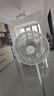 美的（Midea）【品质推荐】七叶轻音柔风电风扇/家用省电落地扇/台式电扇/广角摇头节能宿舍小型风扇 SAE35CA 实拍图