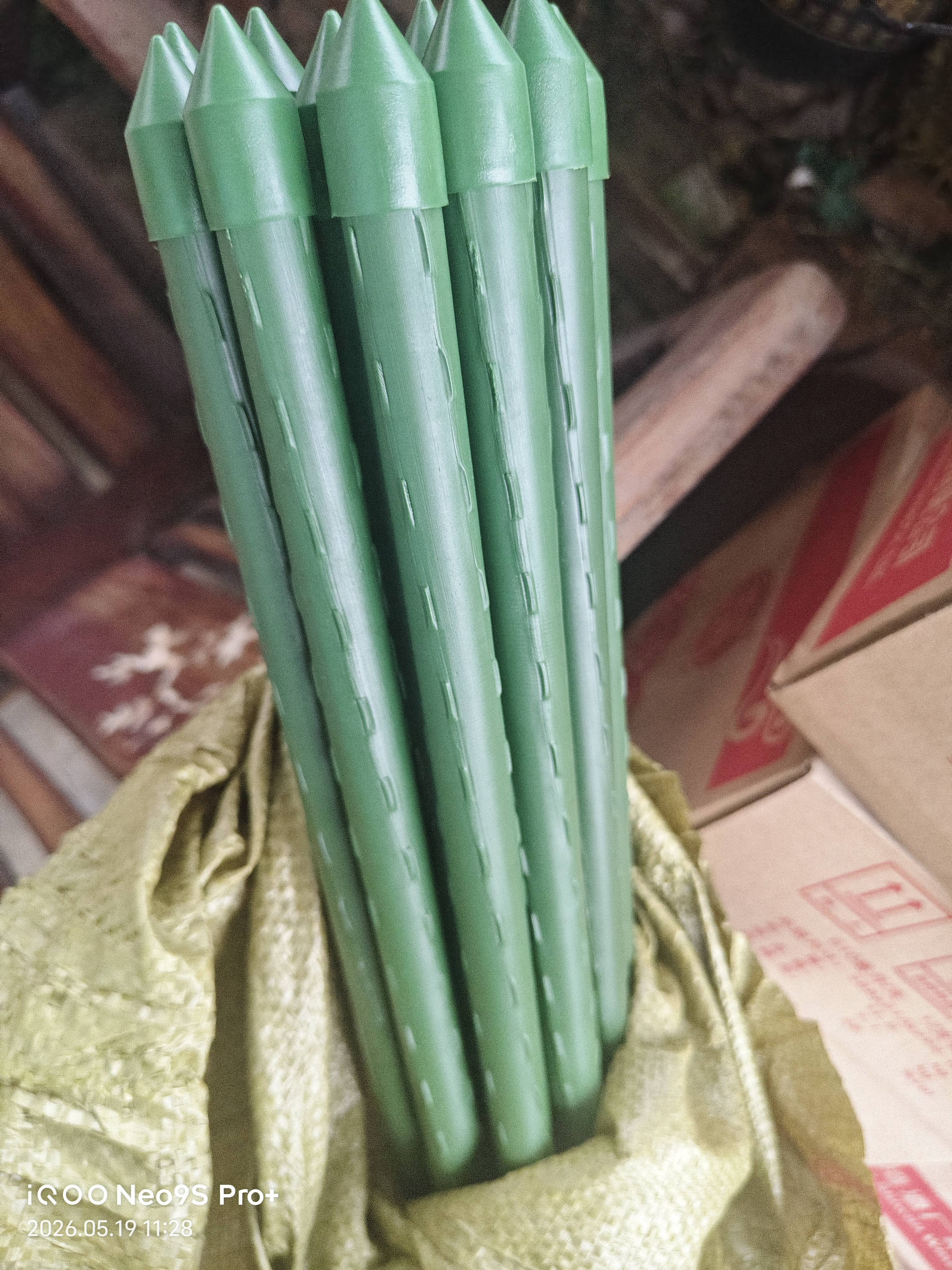 墨一【送货上门】爬藤架葡萄黄瓜豆角架种菜花支架庭院园艺花卉支撑杆 粗16mm长180cm10支 特大 实拍图