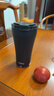 膳魔师（THERMOS）便携电动搅拌杯咖啡杯新款陶瓷涂层车载办公室保温杯高颜值水杯子 膳魔师-曜夜黑【395ml】 实拍图