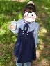 迪士尼女童裙子兔子警官连衣裙儿童春秋2026新款洋气长袖假两件公主裙 实拍图