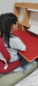 光明园迪灯桌一体儿童学习桌小学生书桌套装可升降写字桌课桌椅悦者120pro 悦者120 pro+A6P卡其+粉椅套 实拍图