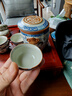 唐丰汝窑旅行茶具一壶四杯户外露营便携式茶具茶杯茶壶套装礼物伴手礼 实拍图