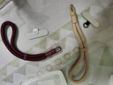 BZBC手机挂绳手腕短款手机链手机壳防丢绳尼龙加粗手工编织加粗手机绳防丢链 酒红色 晒单实拍图