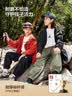 左西童装男童裤子秋装2026新款儿童工装裤大童户外冲锋裤 军绿色 160 实拍图