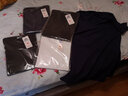 宾宇兄弟【纯棉五件装】短袖t恤男上衣体恤纯色短袖男潮情侣装圆领半截袖T 白+白+白+蓝+黑 XXXL【推荐165-180斤】 实拍图