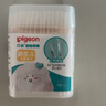 贝亲（Pigeon）婴儿棉签 细轴棉棒 耳孔清洁棉签 肚脐清洁棉签 180支装 KA01 实拍图