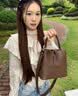 viney新款轻奢水桶包包女包牛皮斜挎包生日礼物高级感送女友老婆 【咖啡色】高档单肩包 品牌大容量休闲通勤手提包 实拍图