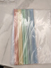 得力（deli）彩色水滴杆抽杆夹10只装 A4/10mm文件夹拉杆夹学生试卷夹资料册 PP610得力办公好物 实拍图