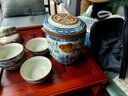 唐丰汝窑旅行茶具一壶四杯户外露营便携式茶具茶杯茶壶套装礼物伴手礼 实拍图