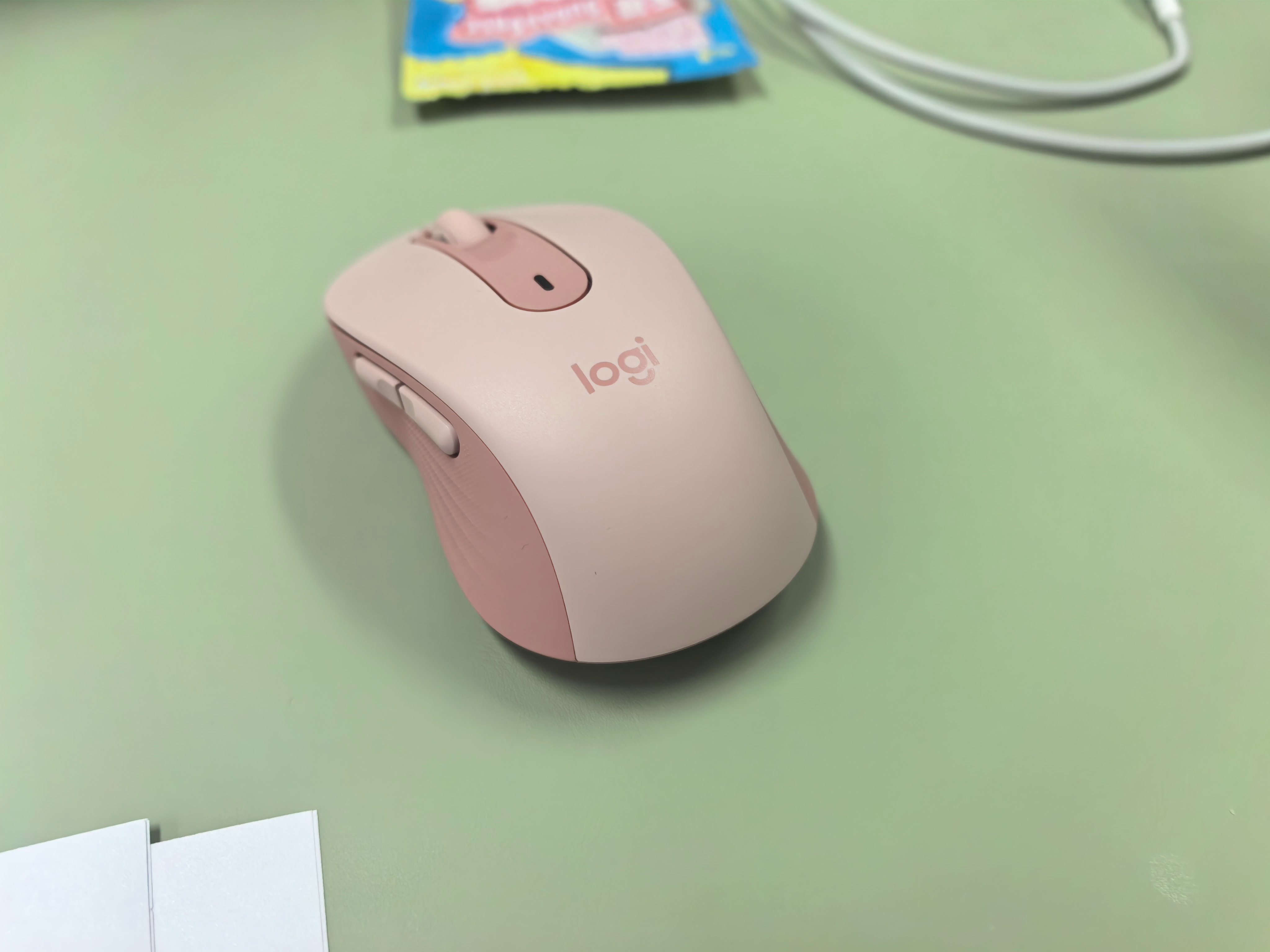 罗技（Logitech）K580无线蓝牙键盘带手机支架可跨屏切换静音按键无限薄膜键盘笔记本电脑手机ipad平板键鼠套装 【K580+M650】跨屏切换套装-茱萸粉 实拍图
