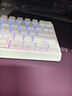 美加狮MAD 60 68 HE/MAD 68 Pro磁轴键盘有线连接客制化61/68键网页驱动台式笔记本电竞游戏键盘蝴蝶键帽 MAD 60 RGB 白色 磁珀轴Pro 实拍图