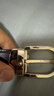 万宝龙（MONTBLANC）男士针扣黑/棕色双面腰带皮带120x3cm 113834/222139【礼物】 实拍图