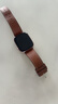 MSSM适用苹果手表表带apple watch爱马仕款iwatch S11小牛皮真皮表带ultra3/S10/9/Se3商务表带 浅棕色 实拍图