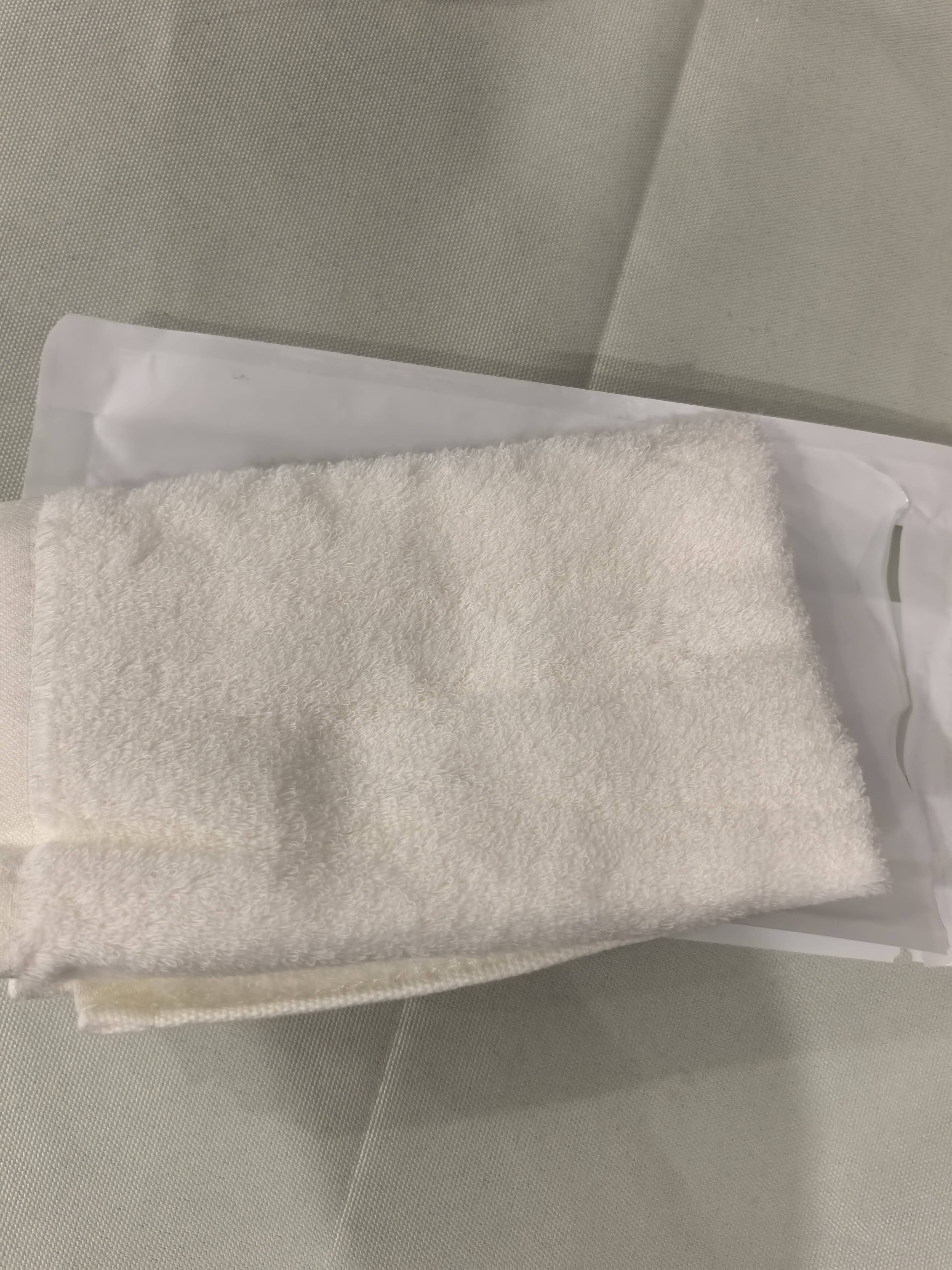 GGT日本纯棉抗菌方巾洗脸擦手小毛巾私处护理毛巾儿童口水巾 白色 实拍图