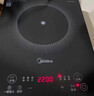 美的（Midea）电磁炉电陶炉 家用大功率 2200W 恒匀火技术 智能定时  火锅炒菜套装微晶面板C22-WH2237 实拍图