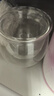 富光花茶杯 男女士茶水分离杯子 双层办公泡茶玻璃杯带把高硼硅水杯 实拍图