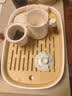 拜杰茶盘茶托 沥水托盘茶海放茶杯功夫茶具储水沥水盘托盘 长方形大号 实拍图