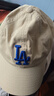 【9成新】MLB帽子男女棒球帽四季大标软顶遮阳鸭舌帽3ACP6601N-07BGS-F/米黄色   实拍图
