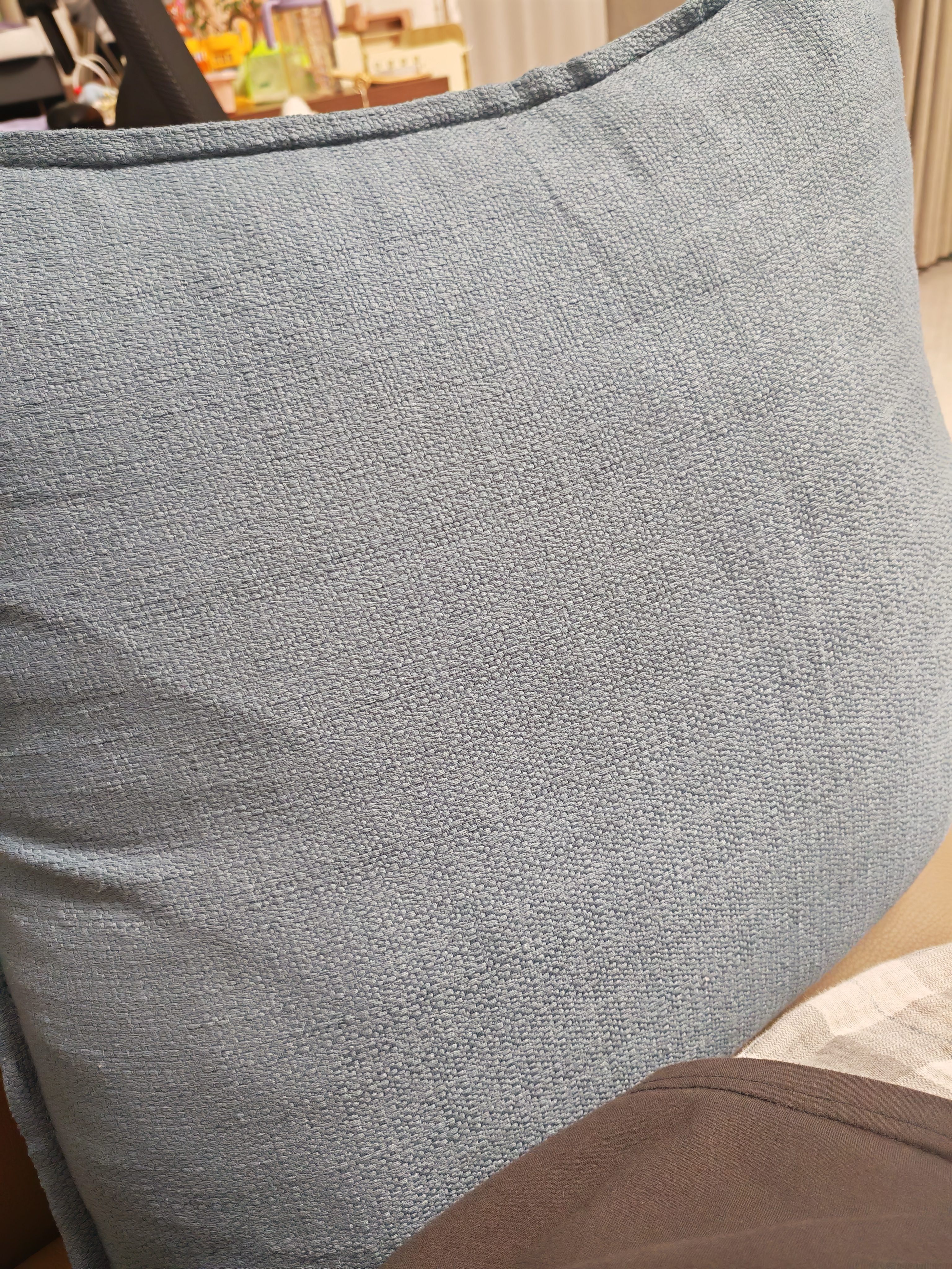 宜家（IKEA）LAGERPOPPEL拉格波培垫套沙发靠垫抱枕午睡靠枕腰枕 米黄垫套 50*50cm 实拍图
