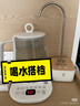 鸣盏智能自动上水器可旋转桶桌两用无线充电桶装水抽水器吸水泵压水器 MZ037A白（无线） 实拍图