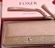 金狐狸（FOXER）牛皮女士钱包大容量长款卡包钱票夹手拿包零钱包七夕情人节礼物 实拍图