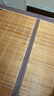 席师傅艾草竹席碳化头层竹青凉席1.2x2米两件套席子【可折叠 双面可用】 实拍图