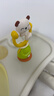 babycare小熊餐台摇铃婴儿玩具新生儿满月节日礼物安抚手摇铃黄白色 实拍图