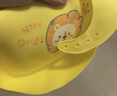新安代 婴儿围兜 宝宝围嘴儿童小孩吃饭兜防水立体口水卡通罩衣可调节 【3D立体加大款】小兔子 实拍图