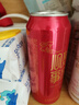 燕京啤酒 吉祥红8度啤酒500ml*12听 整箱装 大促热卖 实拍图