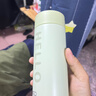 爱仕达（ASD）316L不锈钢真空保温杯 家用办公学生水杯 长效保温 400ml 薄荷绿 实拍图