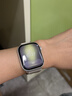 Apple/苹果 Watch S11 智能手表GPS款46毫米银色铝金属表壳雾紫色运动型表带S/M MEVW4CH/B情人节 实拍图