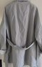 香影浅蓝色立领风衣外套女2026春季新款纯棉小个子收腰中长款大衣 浅蓝 S 155/80A/85-95斤 实拍图