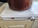 美的（Midea）家用电磁炉电陶炉电池炉2200W大功率猛火新型电磁灶一体微晶面板爆炒炒菜定时火锅炉MC-HGE22BF09 实拍图