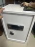 得力保险柜家用型保险箱 曜臻60cm指纹解锁 全钢家用防盗防搬走小金库可做床头柜 VA621白 实拍图