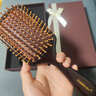 Creative art木梳子礼盒装气垫梳按摩梳女士养生经络梳生日礼物送老婆毕业实用 实拍图