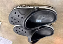 卡骆驰（CROCS）贝雅卡骆班洞洞鞋轻便耐磨一脚蹬休闲鞋女鞋时尚沙滩鞋|205089 黑色/白色-066 40 (250mm) 实拍图