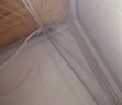 艾薇 学生蚊帐宿舍 方顶蚊帐 单开门 1.2米 白色【上下铺通用】 实拍图