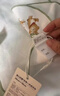 全棉时代婴儿隔汗巾纱布吸汗儿童宝宝开学幼儿园纯棉垫背小熊小鹿小猫3条 实拍图