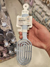 名创优品（MINISO）梳子升级款迷你便携立式骨梳美发梳造型梳礼物女 带清洁刷 蓝色 实拍图