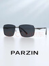 帕森（PARZIN）偏光太阳镜男士金属方框眼镜司机开车驾驶潮墨镜情人节礼物PZ8235 实拍图