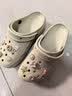 卡骆驰（CROCS）新款厚底云朵洞洞鞋送女友礼物206750 骨白色   36-37 实拍图