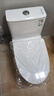 九牧（JOMOO）马桶家用一级水效防臭卫浴虹吸式马桶坐便器大冲力抗菌卫生间坐厕 镇店热卖【升级无棱】11370 305坑距(2515城包安装) 实拍图
